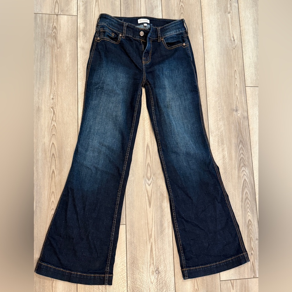 Shyanne Dark Blue Flare Jeans